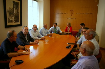 Reunion con empresarios del calzado